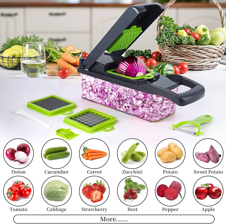 Coupe-légumes multifonction 16 en 1